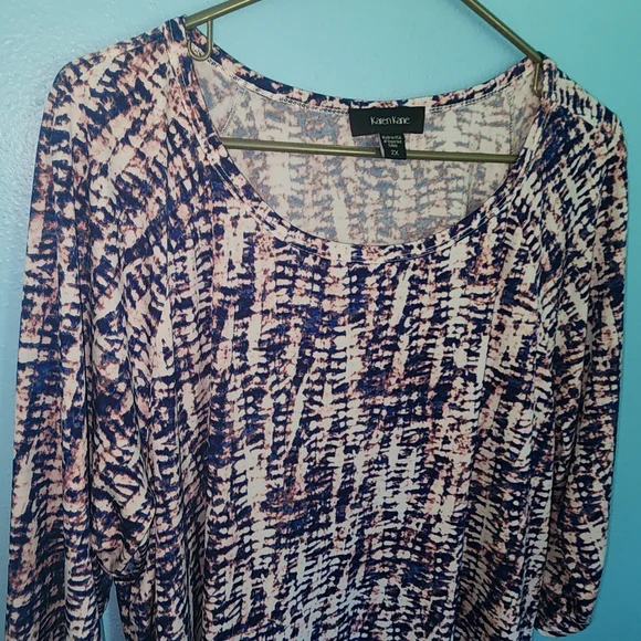 Karen Kane 2X top EUC - Picture 2 of 3